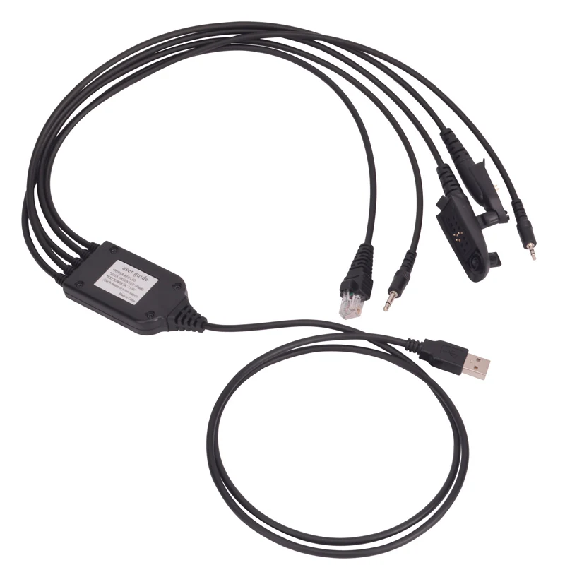 

NEW 5 in 1 Universal Programming Cable for Radio Walkie Talkie Motorola GP328 GP329 PTX760 MTP700 GP650 Two Way Radio