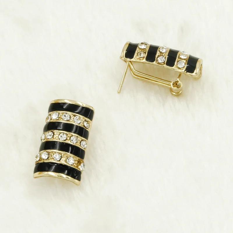 Африканские ювелирные изделия из черного золота украшенные кристаллами хип хоп