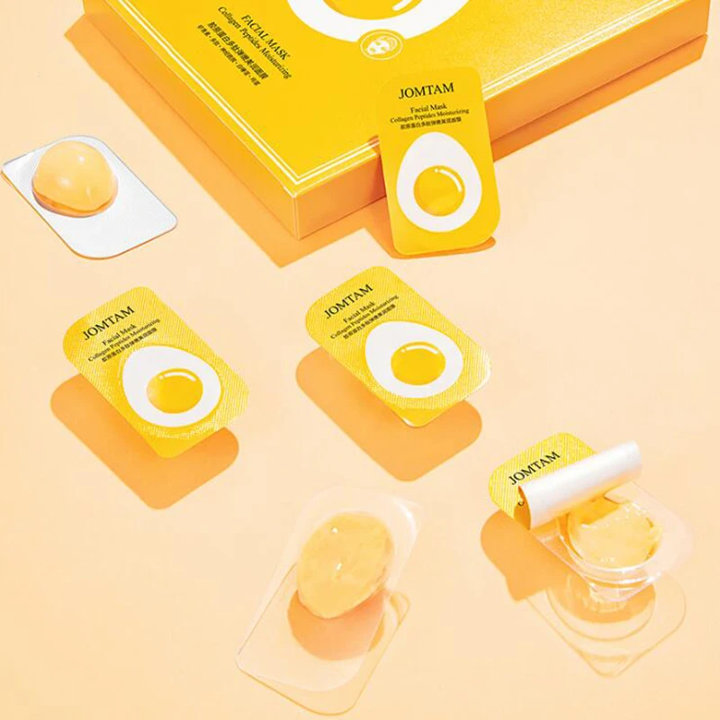 Коллагеновая Увлажняющая восстанавливающая маска для лица осветляющая грязевая