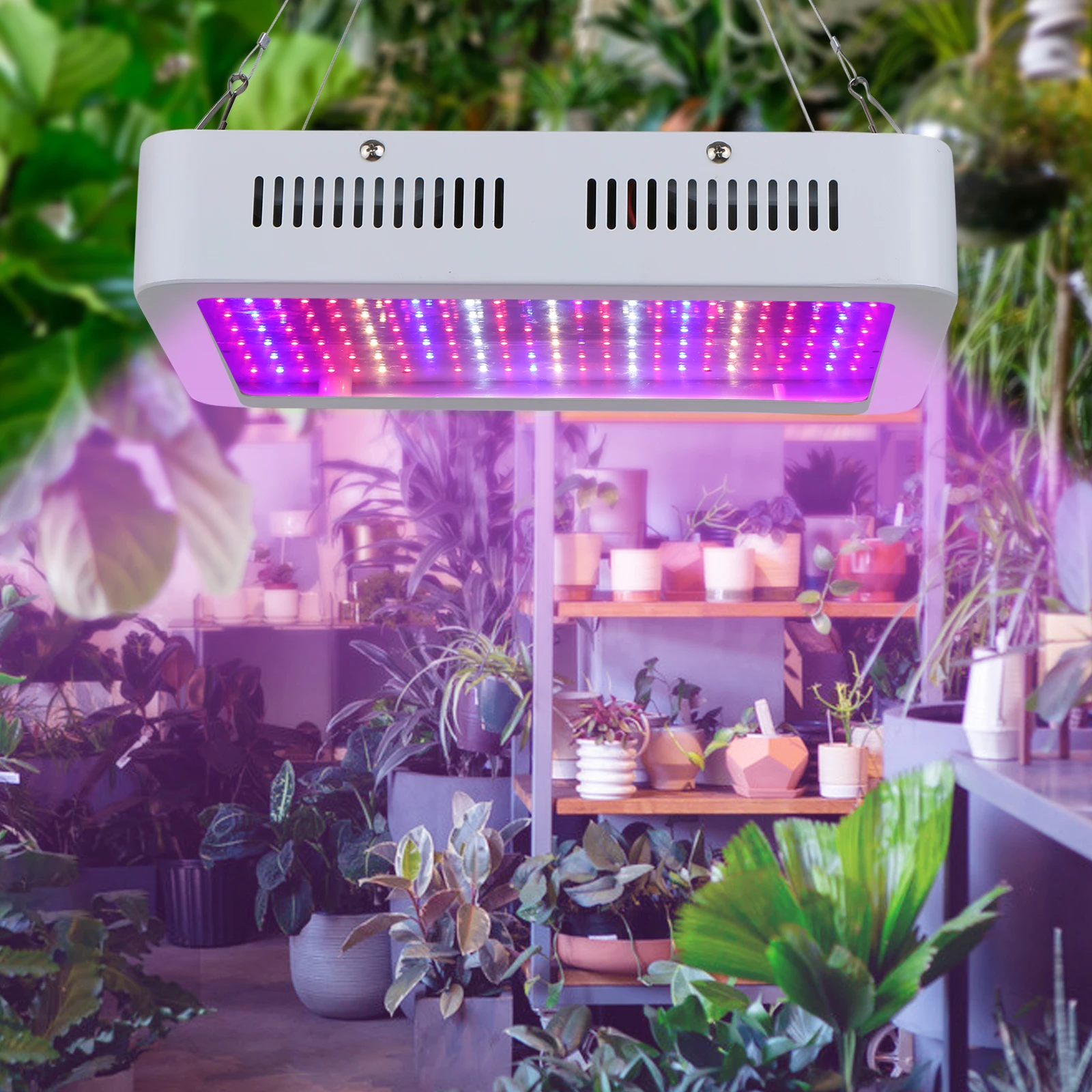 1800 Вт Светодиодный светильник для выращивания растений с подвесные цепочки