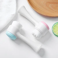 3d double side facial cleaning massage face washing products manual skin care tools double sided silicone face washing brush