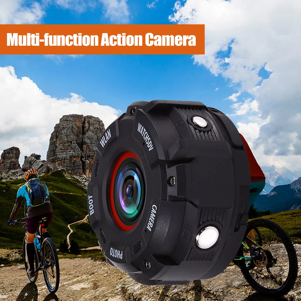 Миниатюрный видеорегистратор для автомобиля мотоцикла велосипеда Wi Fi