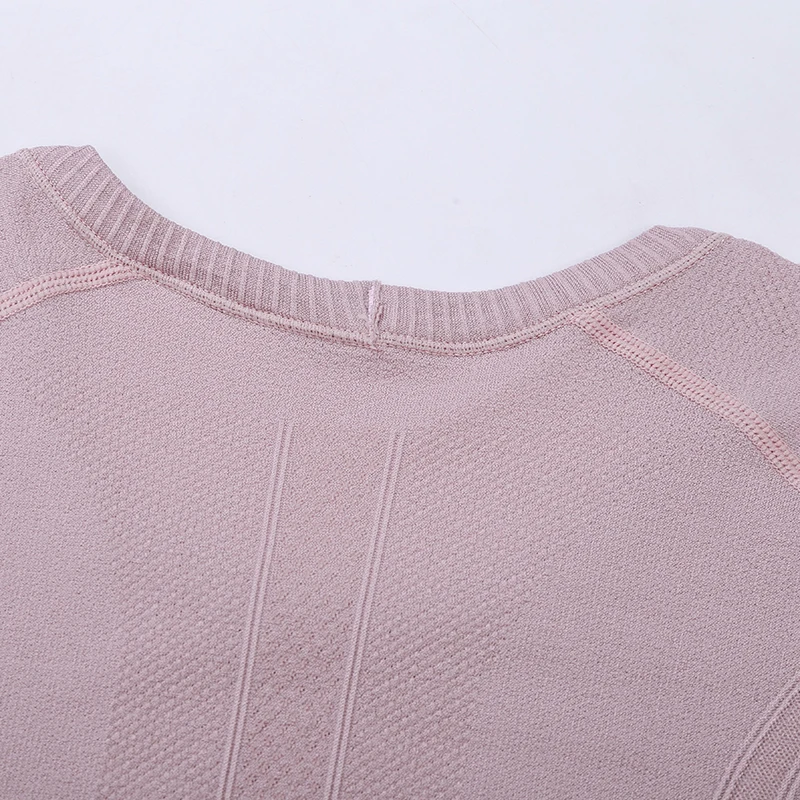 

New Yoga Short Sleeve T-shirt for Spring and Summer New Design Nude Feeling Women Sport Tank Top Fitness Yoga Shirt