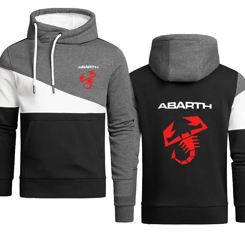 Горячая Распродажа теплая толстовка с капюшоном для мужчин свитшоты abarth С