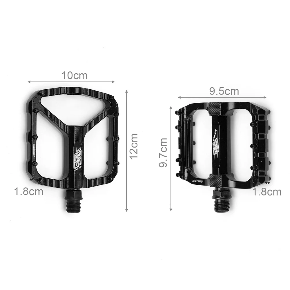 ENLEE Mountain Bike Pedal Aluminum Alloy Bicycle Footboard Anti-slip Ultralight Road Pedals Wide Platform Riding Equipment | Спорт и