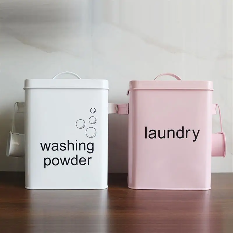 Кухня ящик для хранения ванной комнаты 5L коробка стирального порошка пищевой