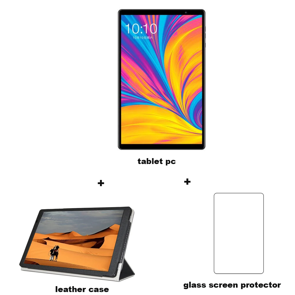 ad case ad gl Teclast P10HD, 4G, Восьмиядерный планшетный ПК, 3 Гб ОЗУ, 32 Гб ПЗУ, IPS1920* 1200 SIM, Android 9,0 OS, 10,1 дюймов, планшет, gps, 6000 мАч - Комплект: ad case ad gl