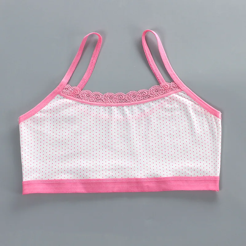 Детский бюстгальтер жилет на бретельках для периода развития маленький девочек