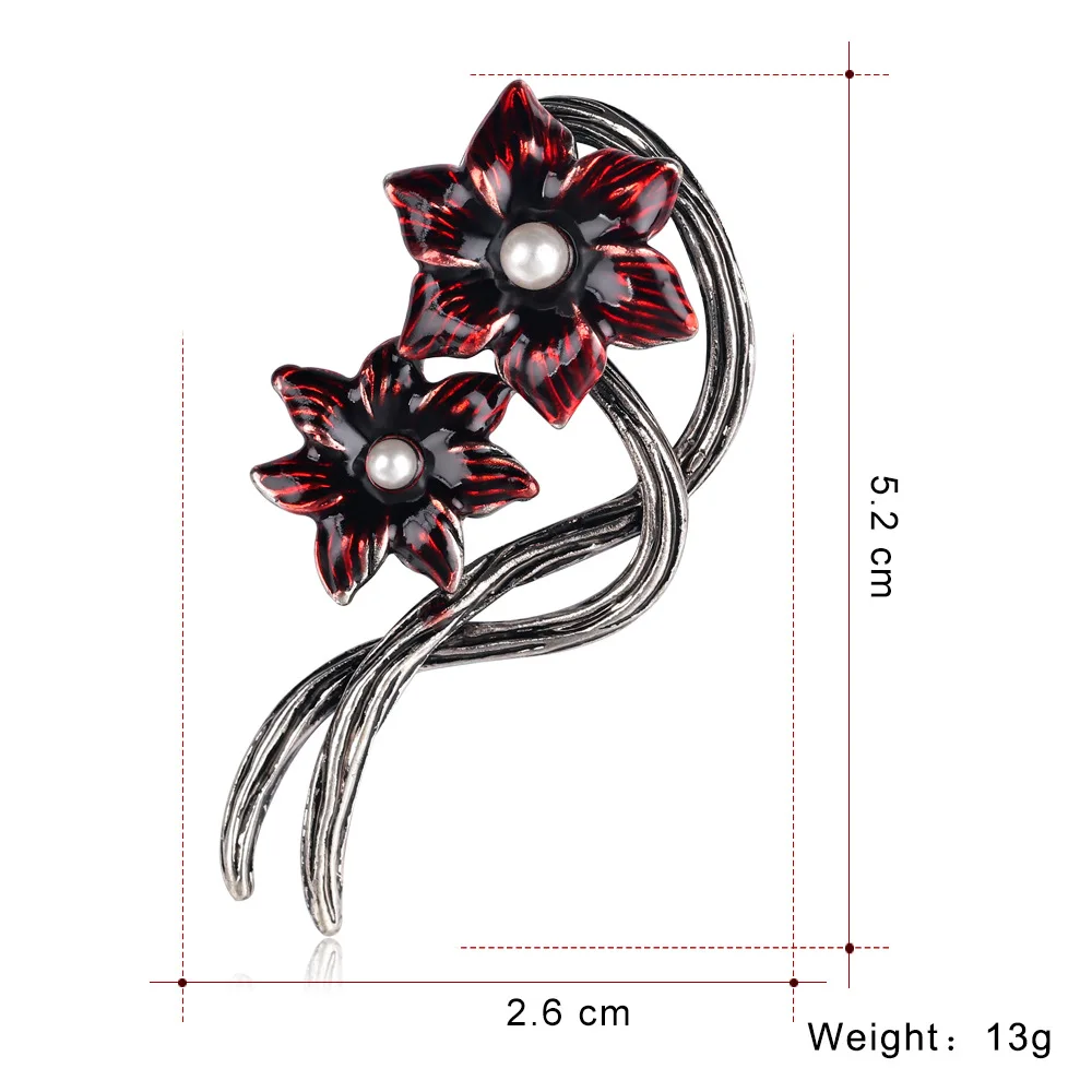 Ювелирные изделия 3D Винтажная брошь горный хрусталь 2019 Броши синий цветок для