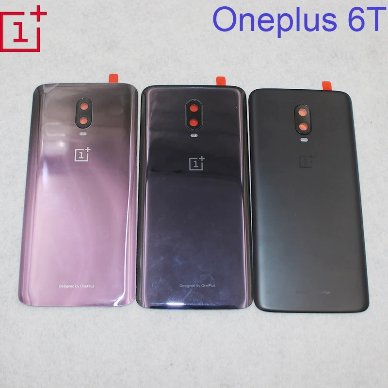

Оригинальное 3D стекло для Oneplus 6T, стеклянная крышка батарейного отсека, задняя крышка, чехол для телефона, запчасти для ремонта + фото + логот...