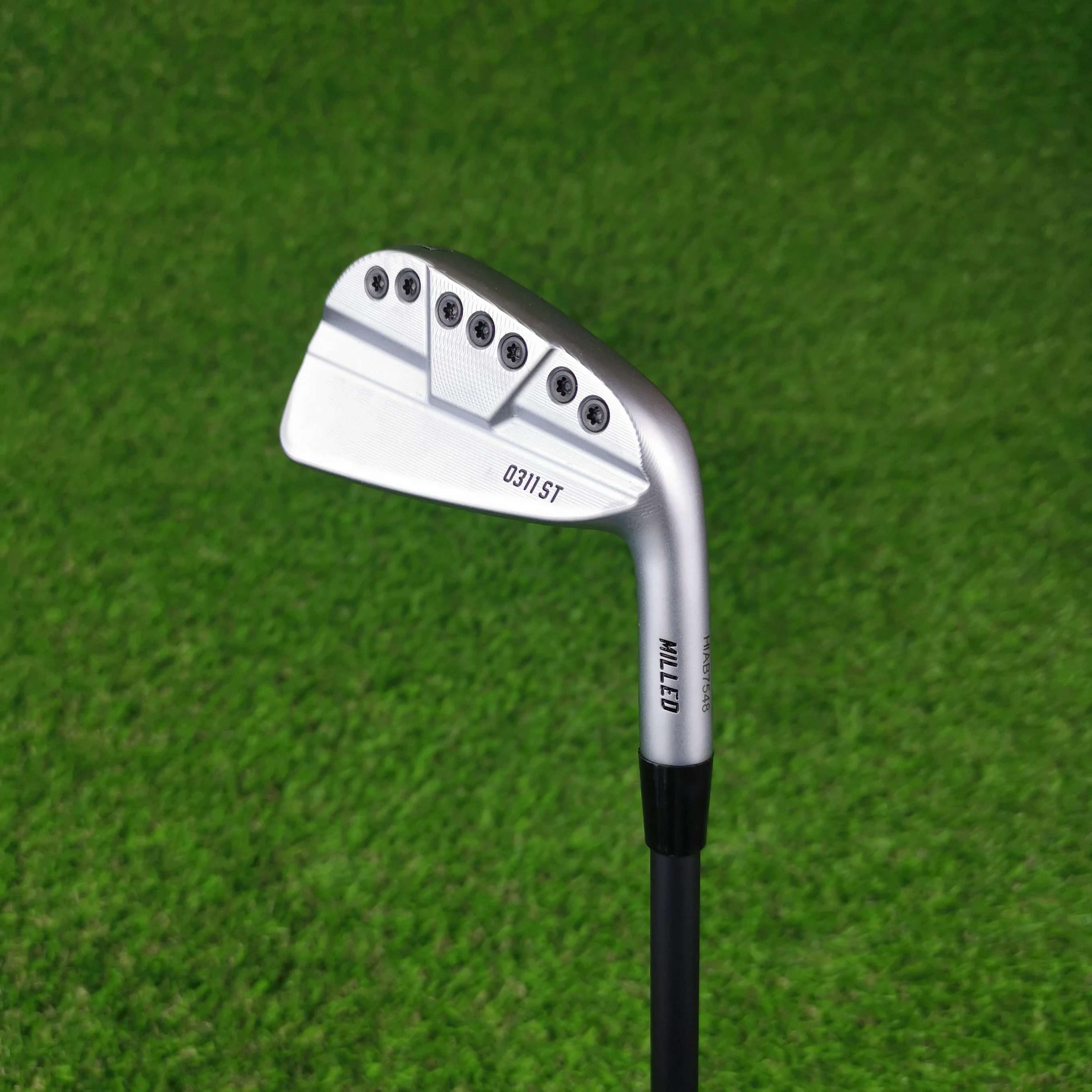 OEM клюшки для гольфа 0311ST набор утюгов Серебряный гольф кованый железный 4-9 Вт
