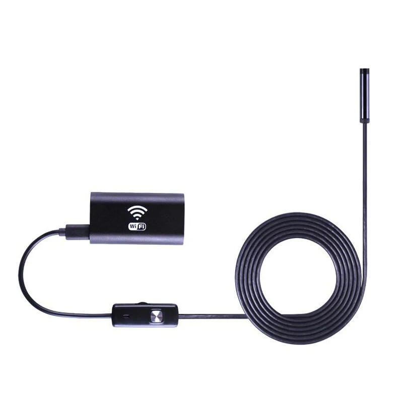 

720P WIFI Mini Camera 8mm USB Endoscope IP67 Waterproof Endoscopes Soft Cable Inspection IOS Android Windows Video Cam Borescope