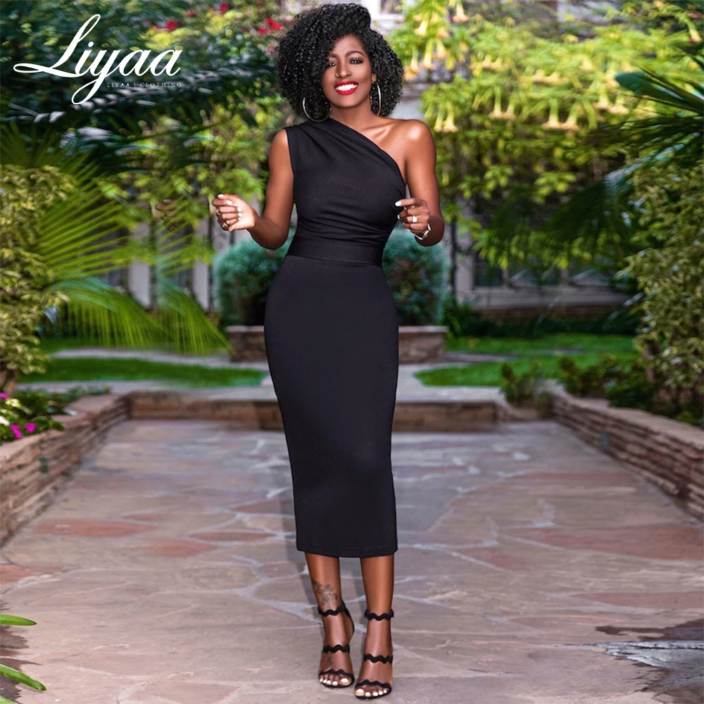 Liyaa женские один с открытыми плечами С эластичной резинкой 2020 туфли из