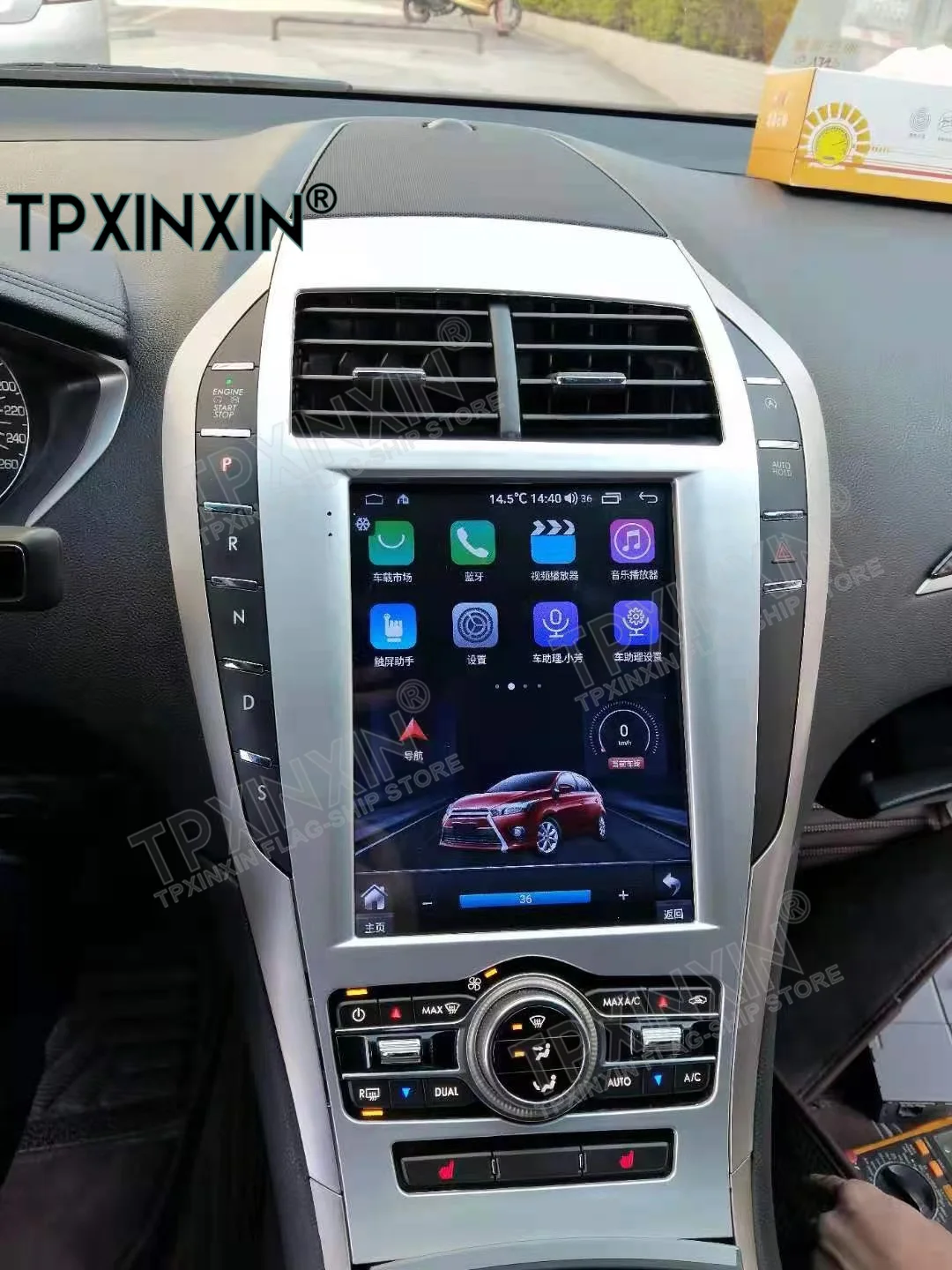 2din Android Tesla Stereo Autoradio Central Multimidia Video Player