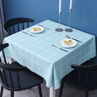 pvc lattice pattern waterproof and oil proof disposable anti scalding household tablecloth restaurant desk mat table runner