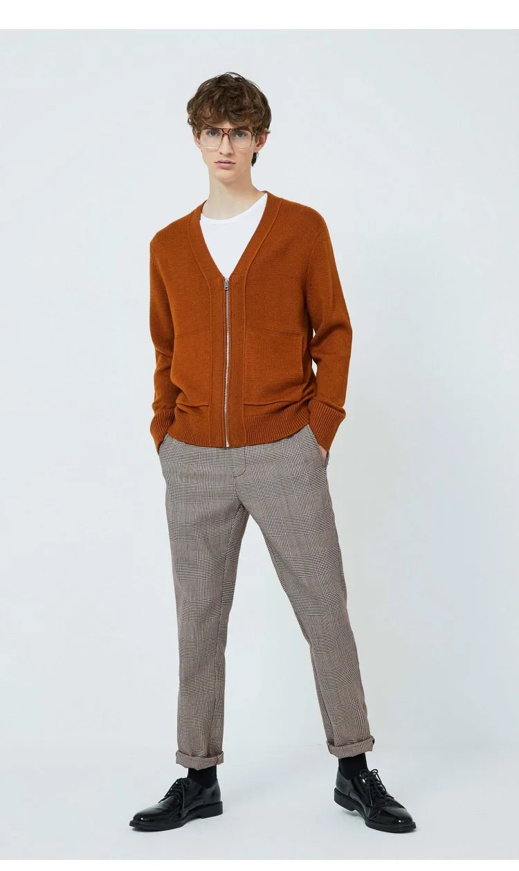 JackJones мужской вязаный кардиган с v-образным вырезом мужская одежда 219424501