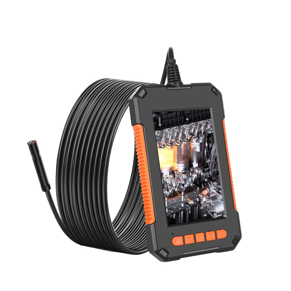 

Industrial Endoscope Camera 8 mm Borescope Inspection Camera 4.3 Inch LCD Screen 1080P HD Snake Camer with LED Light