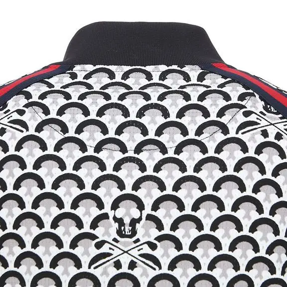 

Men's Golf Print Jacket Thin Sunscreen Windbreaker