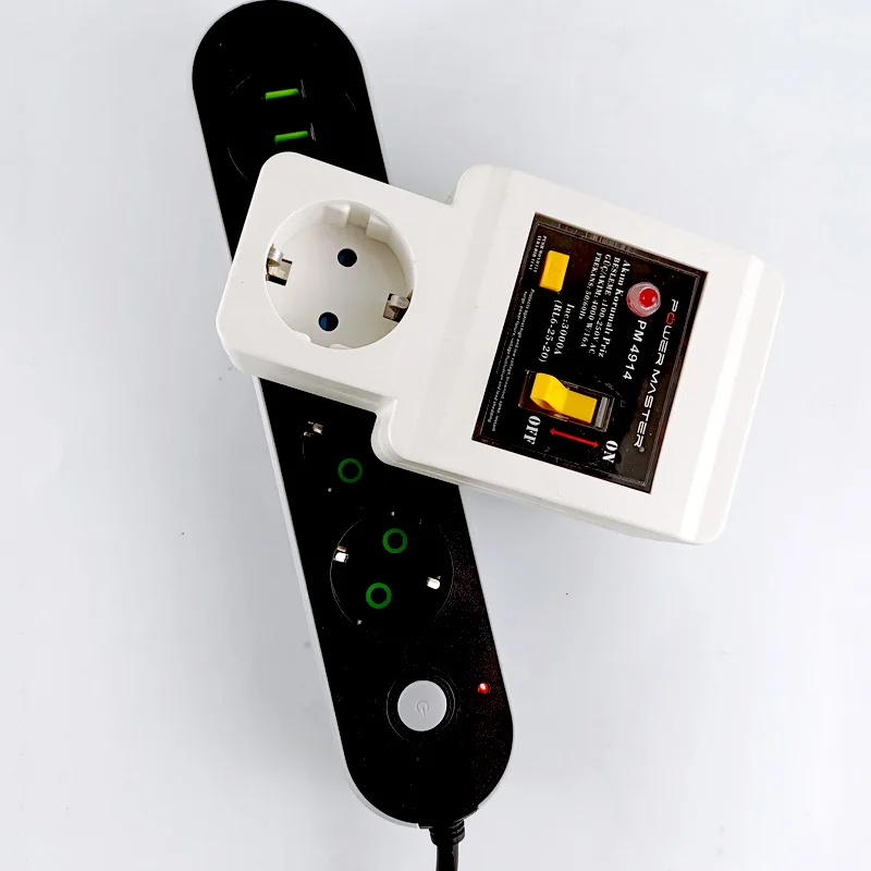 Автоматический переключатель напряжения с защитой от перенапряжения AVS 16A100V-250V