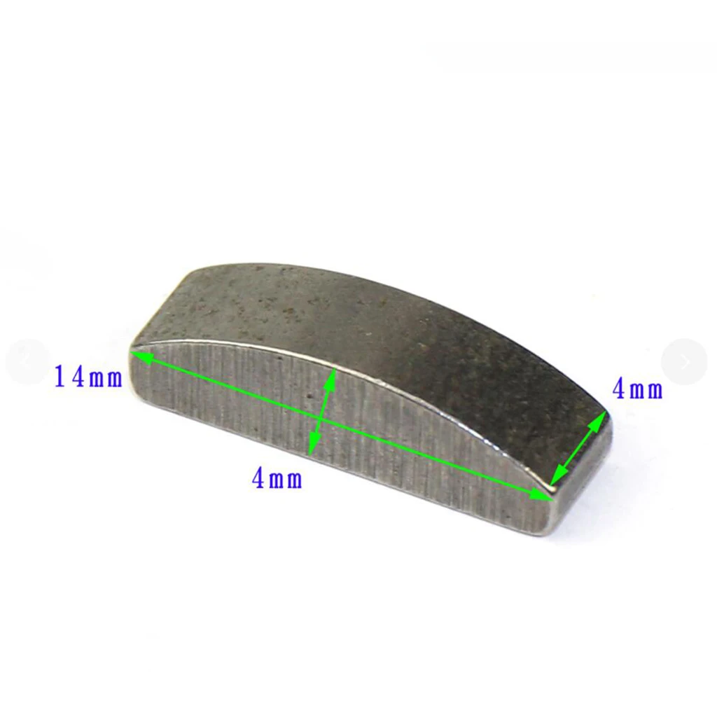 

4x Metal Metric Woodruff Key 4 x 14 x 4mm Flywheel Clutch Crankshaft Parts