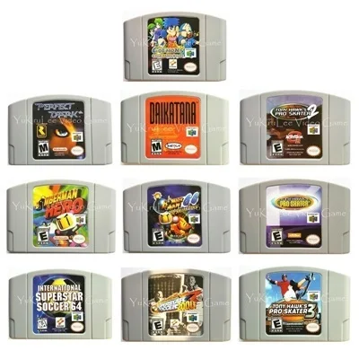 Картридж для игровой консоли 64 бита идеальная темная Версия Nintendo N64 US NTSC