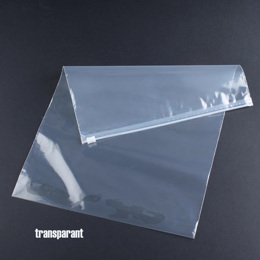 

50pcs- Repeatable zipper frosted PE plastic garment Packaging bags for Underwear, socks, shirt, hat