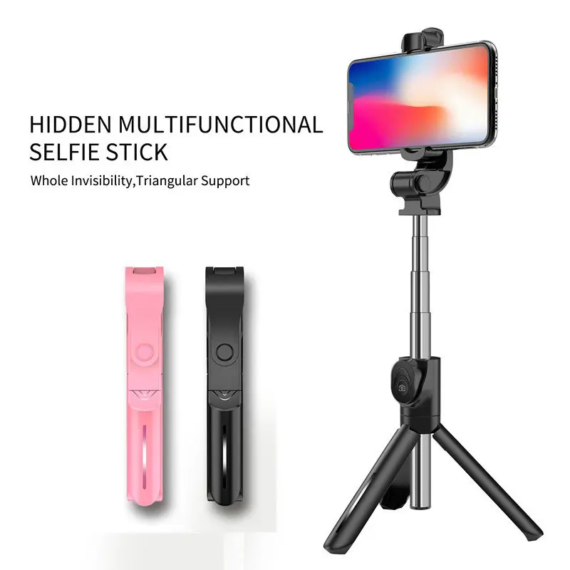 Новая Bluetooth селфи палка штатив выдвижной монопод универсальный для iPhone XR X 7 6s Plus