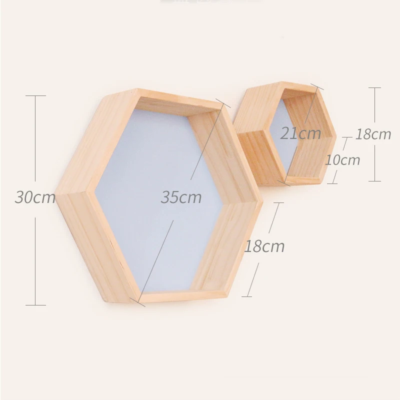 Blue 2pcs Высококачественная деревянная полка из натурального дерева для детской комнаты, украшение для детской комнаты, деревянная полка для детской комнаты для мальчиков и девочек, Настенная декоративная полка - Color: Blue 2pcs