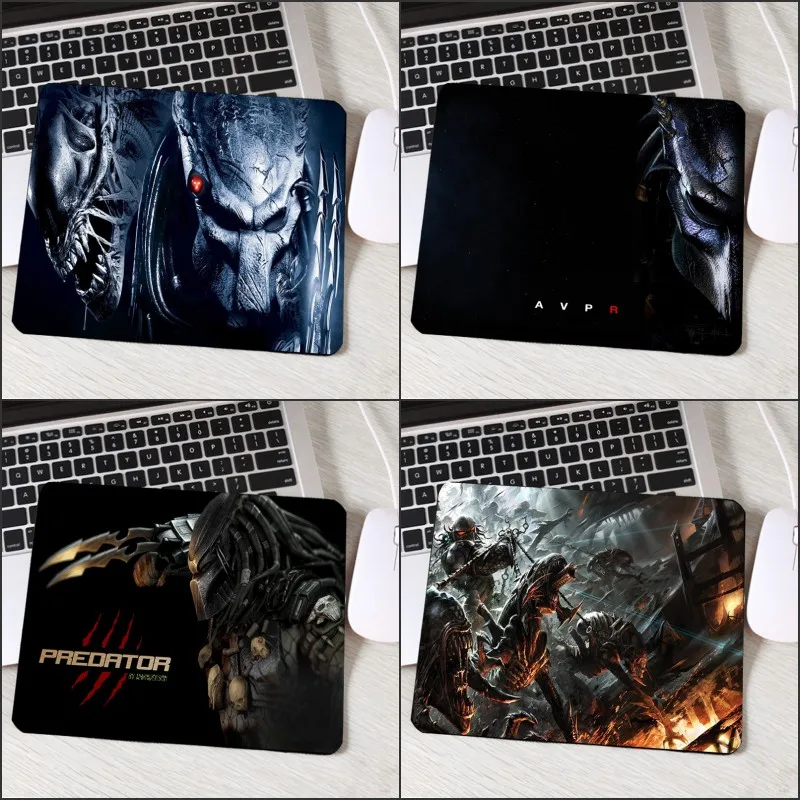 

XGZ Cool Movie Predator Warrior Pattern Alien Monster Printed MousePad Small Rubber Pc Computer Gaming Play Mat Mouse Pad