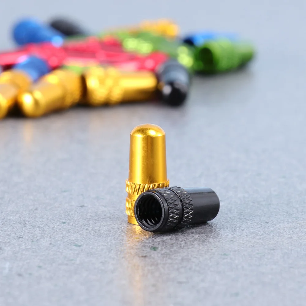 

30pcs Presta Cap Anodized Machined Aluminum Alloy French Style Bike Tire Caps Dust Covers