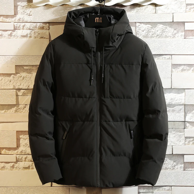 Мужская зимняя куртка на хлопковом наполнителе черная синяя красная зеленая