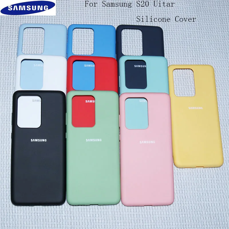 Оригинальный чехол S20 для Samsung Galaxy S20Ultra S20plus шелковистый силиконовый высокого