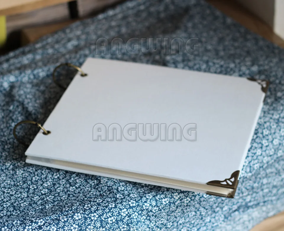 ANGWING 10 дюймов Свадебный фотоальбом Scarpbook картонные альбомы фото Детские Скрапбукинг альбом пустая Обложка дорожные Альбомы для фотографий