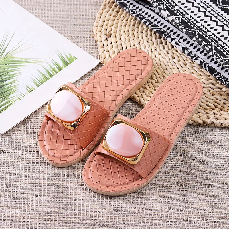 

TopSlippers women's fashion wear Hong Kong wind CHIC gem diamond beltLuxury