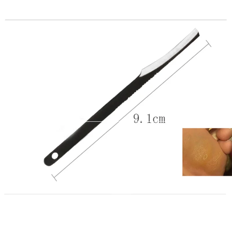 Скребок для удаления омертвевшей кожи ног инструмент педикюра портативный