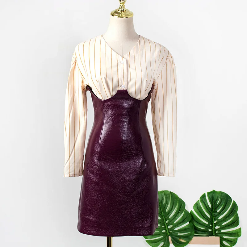 Длинная рубашка + юбка для женщин одежда беременных на осень и весну отеля | Мать