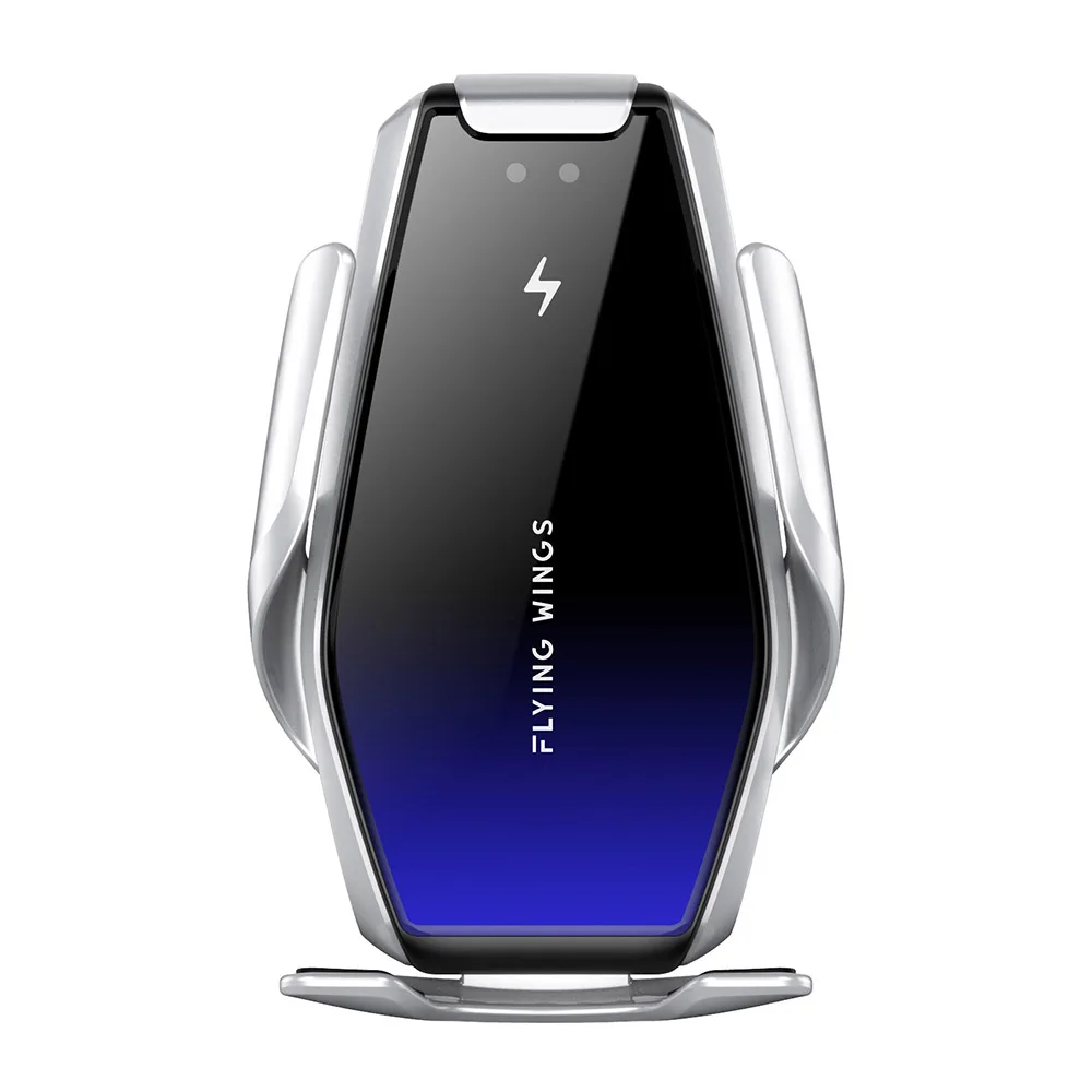 

С автоматическим зажимом 15W быстрое автомобильное беспроводное зарядное устройство для Samsung S20 S10 iPhone 12 11 Pro XS XR 8 инфракрасный датчик-держате...