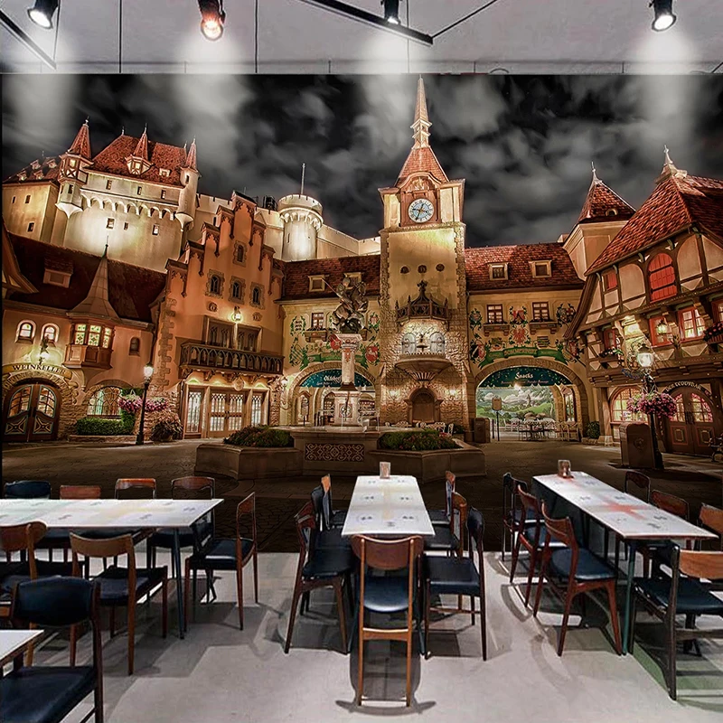 Обои в европейском ретро стиле Настенный декор самоклеящиеся водонепроницаемые