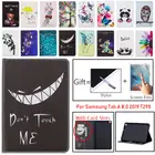 Чехол-книжка для Samsung Galaxy tab A 8,0, 2019, чехол из искусственной кожи с подставкой и рисунком совы для планшета Samsung Galaxy tab A 8,0, 2019, SM-T290, T295, T297