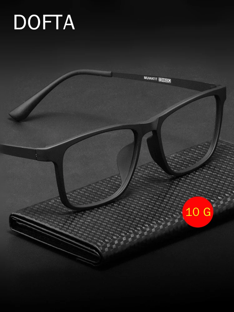 

DOFTA Ultra Light TR + Titanium Alloy Optical Glasses Frame Men Square Prescription Myopia Eyeglasses Frame For Women 5682