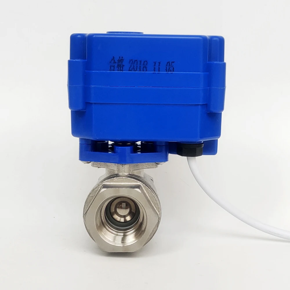 Мини клапан электродвигателя 1/2 дюйма 2 провода (CR04) электроклапан с