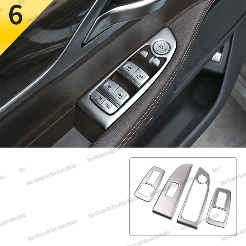 

Lsrtw2017 для BMW 7 серия g11 окна автомобиля панель управления планки 2016 2017 2018 2019 2020 2021 планки 730 740 750 украшения