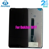 100 original oukitel wp7 lcd display and touch screen digitizer assembly replacement toolsadhesive 6 53 19 59 fhd display