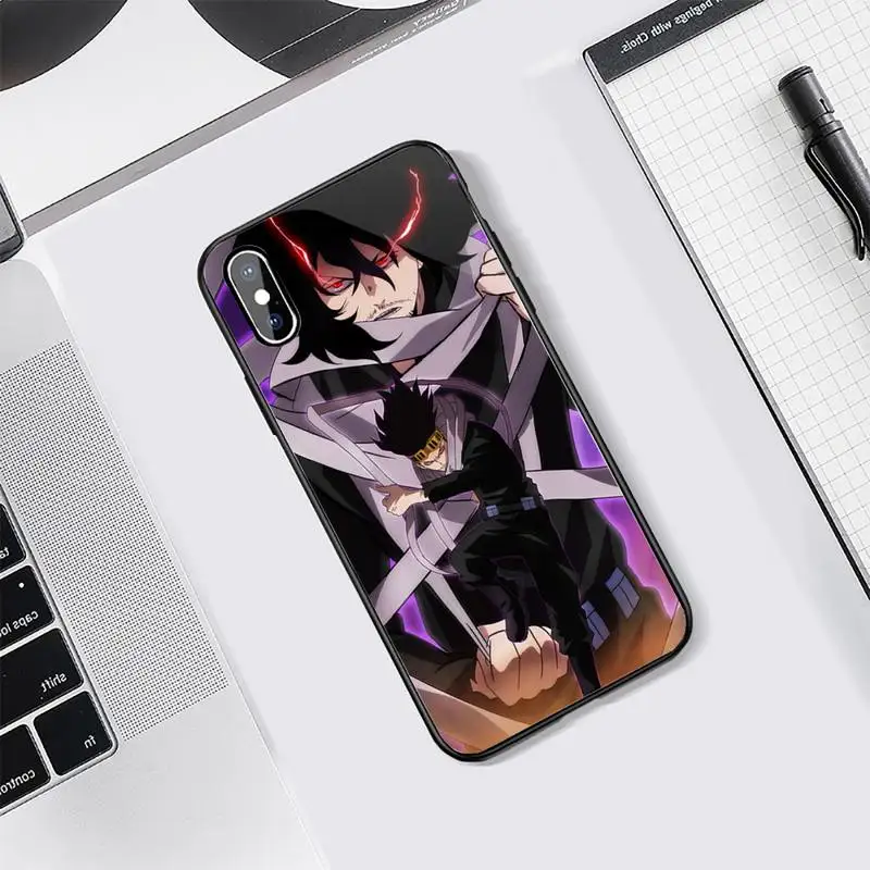 

Eraser Head Shota Aizawa My Hero Academia Phone Case Tempered glass For iphone 5C 6 6S 7 8 plus X XS XR 11 PRO MAX