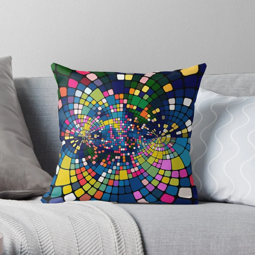 

80S RUBIX CUBE EXPLOSION THROW PILLOW Polyester Decor Pillow Case Home Cushion Cover 18*18inch