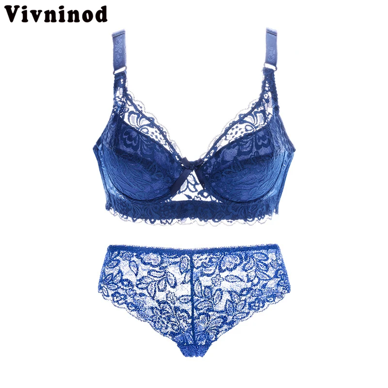 Женский комплект нижнего белья пуш-ап хлопковое кружевное цветочное нижнее