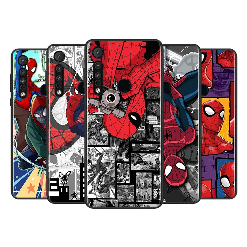 

Anime Spiderman Marvel For Motorola E6i E6s X3 G10 G40 G60 E7 E20 G10 G60S G50 Edge 20 S Lite Pro Fusion 2021 iPhone Case