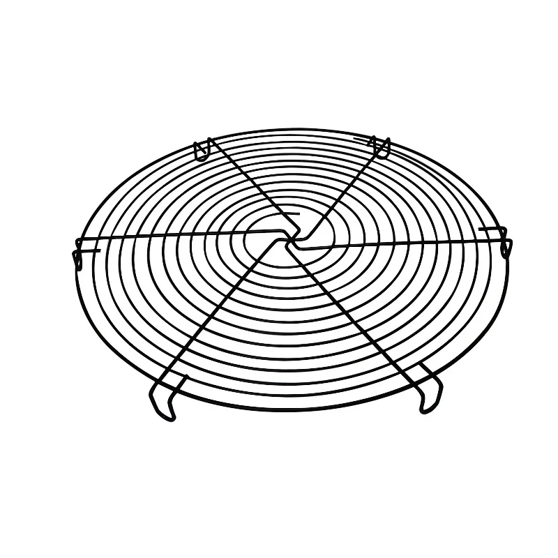 

Kitchen Large Round Non-stick Cooling Rack Baking Tools Cake Round Grid Rack Bread Baking Grid Cake Accessories
