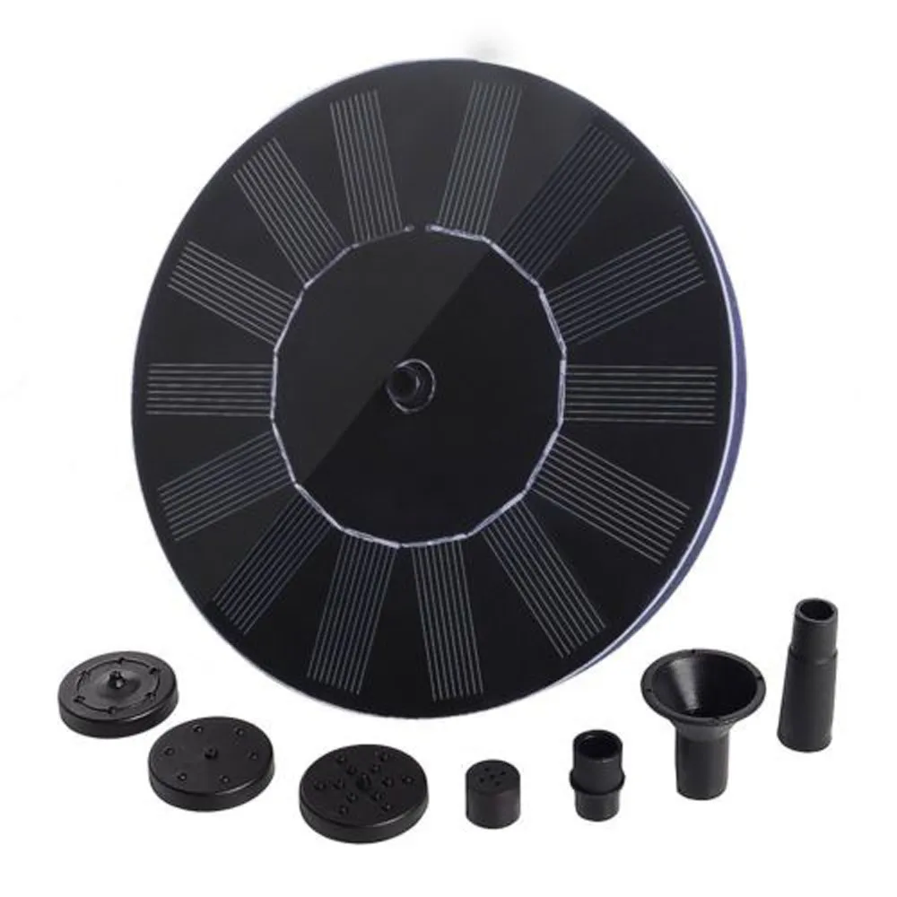 Водные фонтаны уличное украшение питание от солнечной энергии для ванной воды