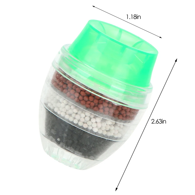 

Water Purifier Activated Carbon 5-layer Filter Faucet Tap Filter Tap water Clean Home Improvement Water Purifier Tools Household